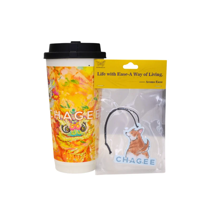 Nước làm mát không khí ô tô thơm trà sữa CHAGEE với thiết kế theo chủ đề đồ uống