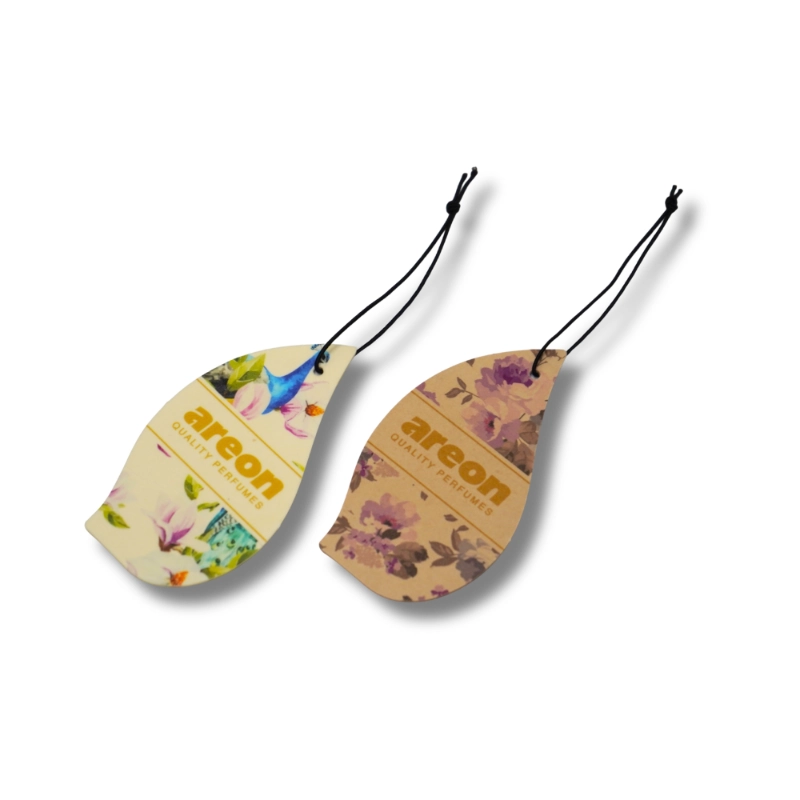 Bộ đôi làm mát không khí ô tô Osmanthus và violet - thẻ hương thơm treo hoa cho ô tô