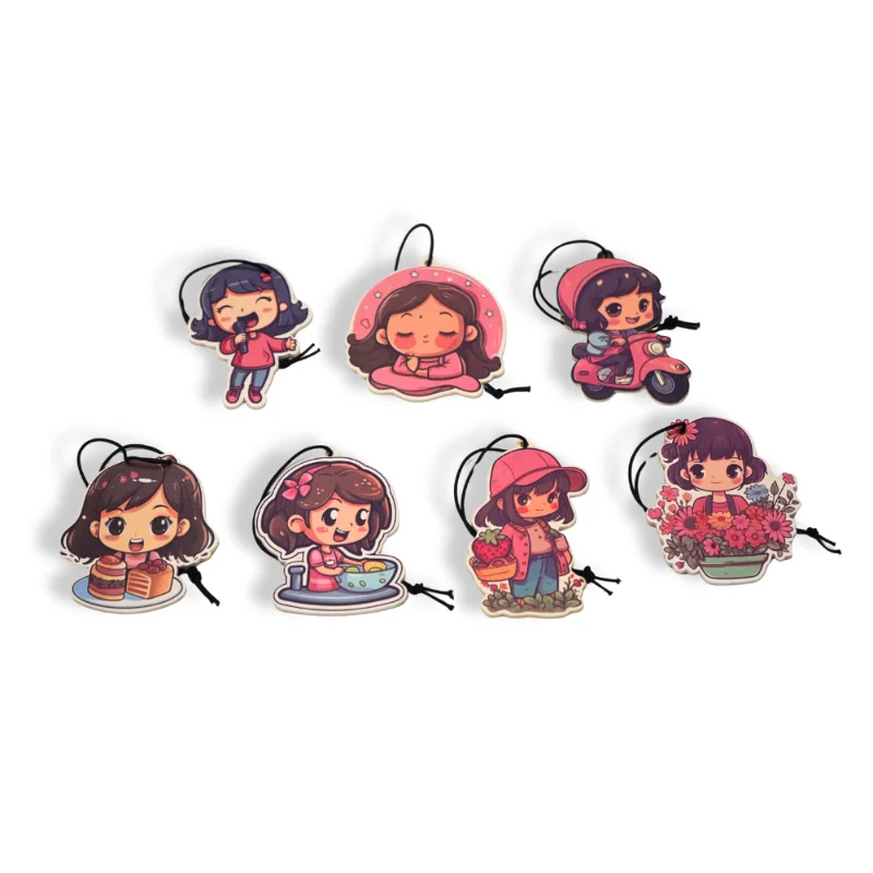 Dòng đầy đủ cô gái kawaii tùy chỉnh máy làm mát không khí bằng giấy trong các loại thiết kế