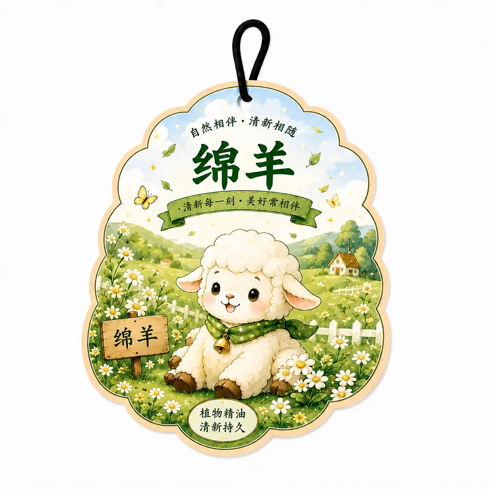 dễ thương cừu treo máy làm mát không khí