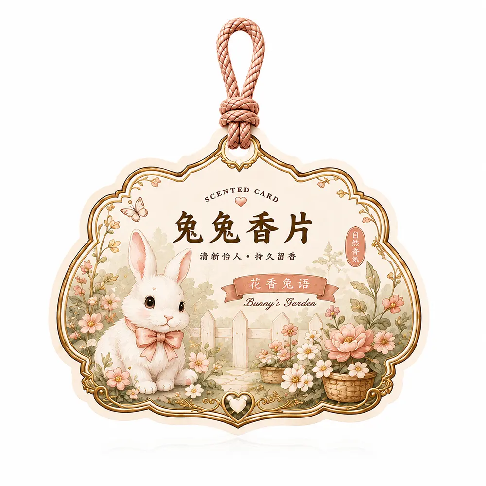 Thẻ làm mát không khí trên ô tô Bunny